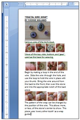 Linda Gale's How to Create a Print-out from a Video Tutorial - , General Education, , video print out